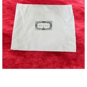 Gucci White Dust Bag